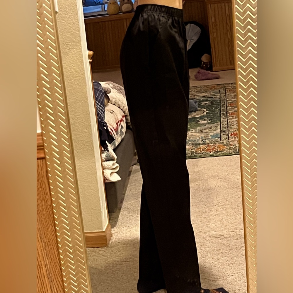 straight leg black pants cabin creek petite 8